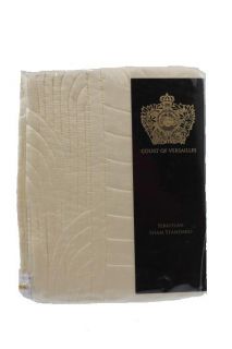 Court of Versailles New Sebastian Ivory Silk 26x20 Pillow Sham Bedding