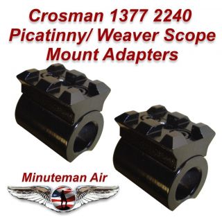 Crosman 1377 2240 Picatinny Scope Mount Adapters New