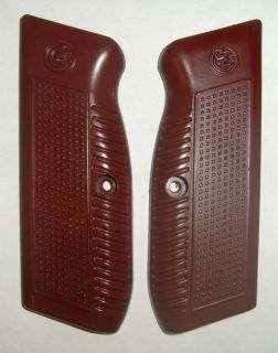 CZ Model 75 (Waffle Style) Grips Burgundy Color Plastic C62a