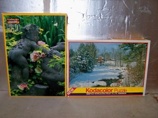 Jigsaw PUZZLES 500 pc 550 Kodacolor BROWNSVILLE VT FUN GIFT Peonies