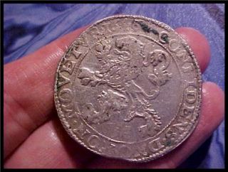 1646 Huge Dutch Silver Lion Daalder