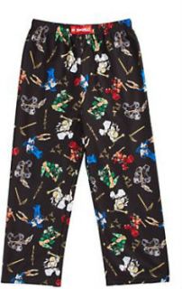Cozy Lego Ninjago PJ Pajama Lounge Lazy Pants Boys M L XL 8 10 12 14