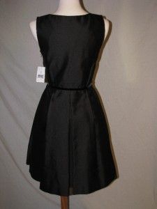 Kate Spade Dabney Embellished Black Dress 2 Silk Cotton