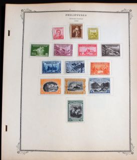 Philippines Lovely Stamp Collection on Scott Specialty Pages Very Fine