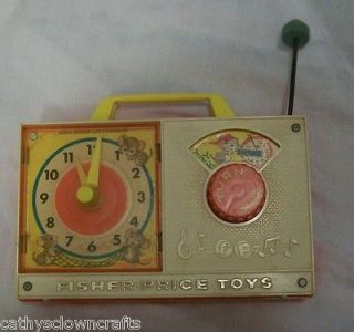 Fisher Price Toys, 1964, 1971 #107, Radio/wind up, Hickory Dickory