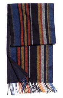 Brooks Brothers Blanket Stripe Cashmere Scarf