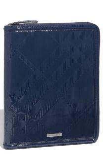 Burberry Check Embossed Patent Leather iPad Cover