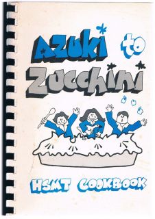 AZUKI TO ZUCCHINI   Hawaii Society for Medical Technology Cookbook 162