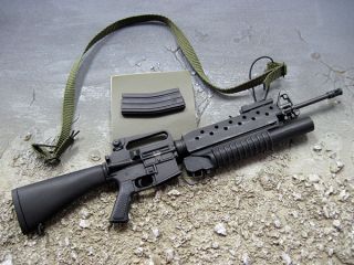 Hot 1 6 Dam Toys BHD Grenadier TF 75th Ranger M 16A2 Rifle with M