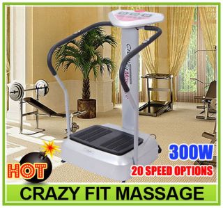 NEW Crazy Fit Vibrating Plate Full Body Fitness Vibration Massager