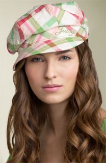 Juicy Couture Madras Plaid Newsboy Hat