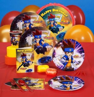  BIRTHDAY PARTY SUPPLIES KIT PACK BALLOONS PLATES INVITATIONS UTENSILS