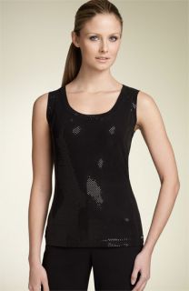 St. John Collection Sequin Jersey Tank