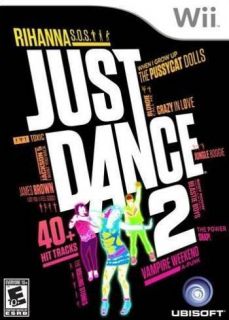 Just Dance 2 Music Rhythm Game 44 Song Tracks Hits 4 Modes Wii New
