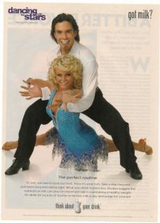 Apolo Ohno Julianne Hough Dancing with The Stars 2007 got Milk Ad VHTF