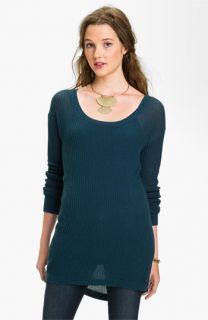 Frenchi® Sheer Knit Tunic Sweater