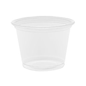 Souffle Cups 1oz Plastic 50 Condiment Cups No Lids