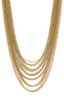 Cara Accessories Layered Chain Necklace