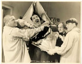 Three Stooges Moe Curly Larry Vintage Orig 1930s Photograph Columbia