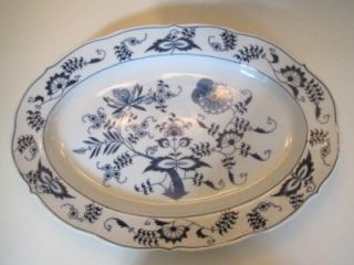 Stunning Blue Danube China Oval Serving Platter Dish Orginally $129