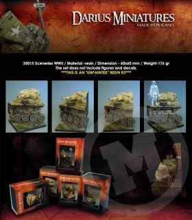 Darius Miniatures 1 35 Vignette Base 35015
