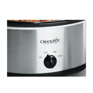 Crock Pot SCV803 SS 8qt XL Slow Cooker w Little Dipper