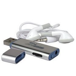 Dane Elec 1GB USB MP3 Digital Music Player Silver