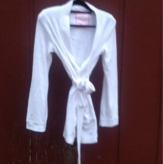 Pink by Victorias Secret Darling Long Sleeve Belted Super Short Terry