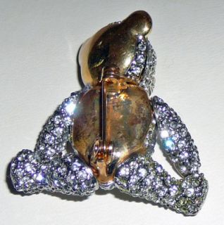 Movable Head and Limbs Teddy Bear Brooch