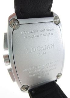 New Locman Lorica Leather Chronograph Quartz Watch