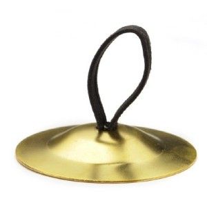New 1 Pair Gold Finger Cymbals Belly Dance Music Zills