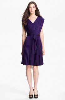 Suzi Chin for Maggy Boutique Pleated Jersey Dress