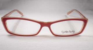cynthia rowley women eyeglass eyewear frame 176 rose