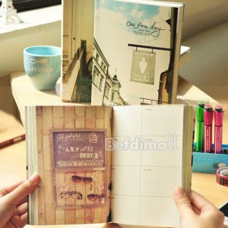  Notebook Story Stationery Cute Journal Daily Planner Diary BE0D
