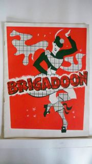 Brigadoon Souvenir Program David Brooks Pamela Britton Lee Sullivan
