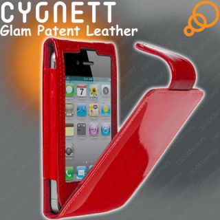 GENUINE Cygnett Glam Patent Leather Flip Case for iPhone 4 4S 3G 3GS