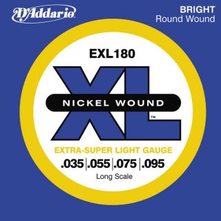 addario exl180 xl extra super soft long bass strings standard item