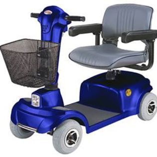 CTM HS 360 4 Wheel Econ Electric Mobility Scooter Blue
