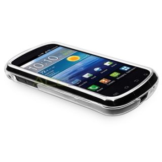 Clear Crystal Hard Case Cover Screen Protector for Samsung