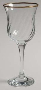 Crystal Clear Industries REGENT GOLD Wine Stem Glass 4 Available
