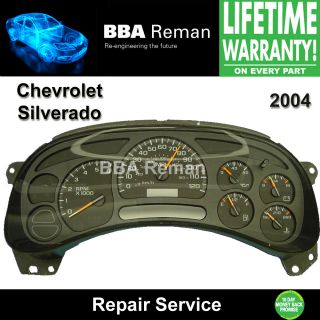  Silverado Instrument Cluster Repair Dash 04 Chevrolet Dashboard