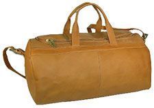 David King Vacquetta Leather 19 Duffel Gym Bag Carry on Luggage 300
