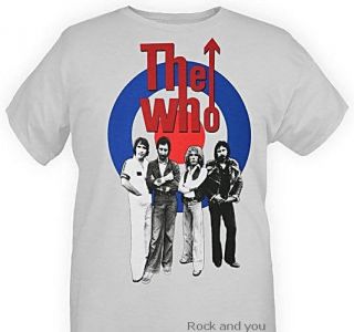 The Who Roger Daltrey Pete Townshend Keith Moon Vintage Punk Rock T
