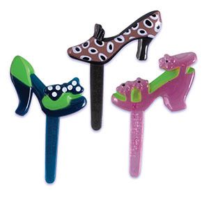 Shoes Cupcake Picks Pics Cake Decoration Toppers
