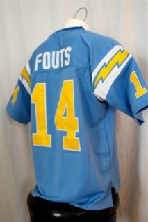 Chargers Dan Fouts Powder Blue Throwback Jersey