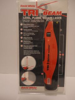 David White Tri Beam Level Plumb Square Laser 48 3TORP New Original