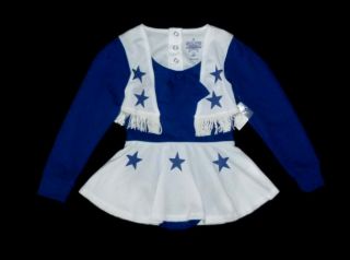 NWT official DALLAS COWBOYS CHEERLEADER costume 2T girls 2 toddler NEW