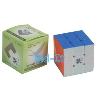 Dayan Guhong 3x3x3 3x3 Stickerless 6 Color Speedcube Magic Cube Puzzle