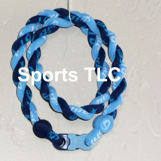 Phiten Tornado Custom Necklace OldNavy Carolina Blue
