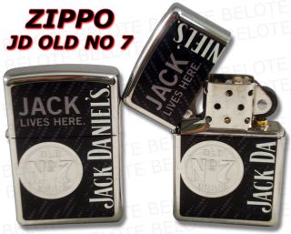 Zippo Lighters Jack Daniels Old No 7 Lighter 24899 New